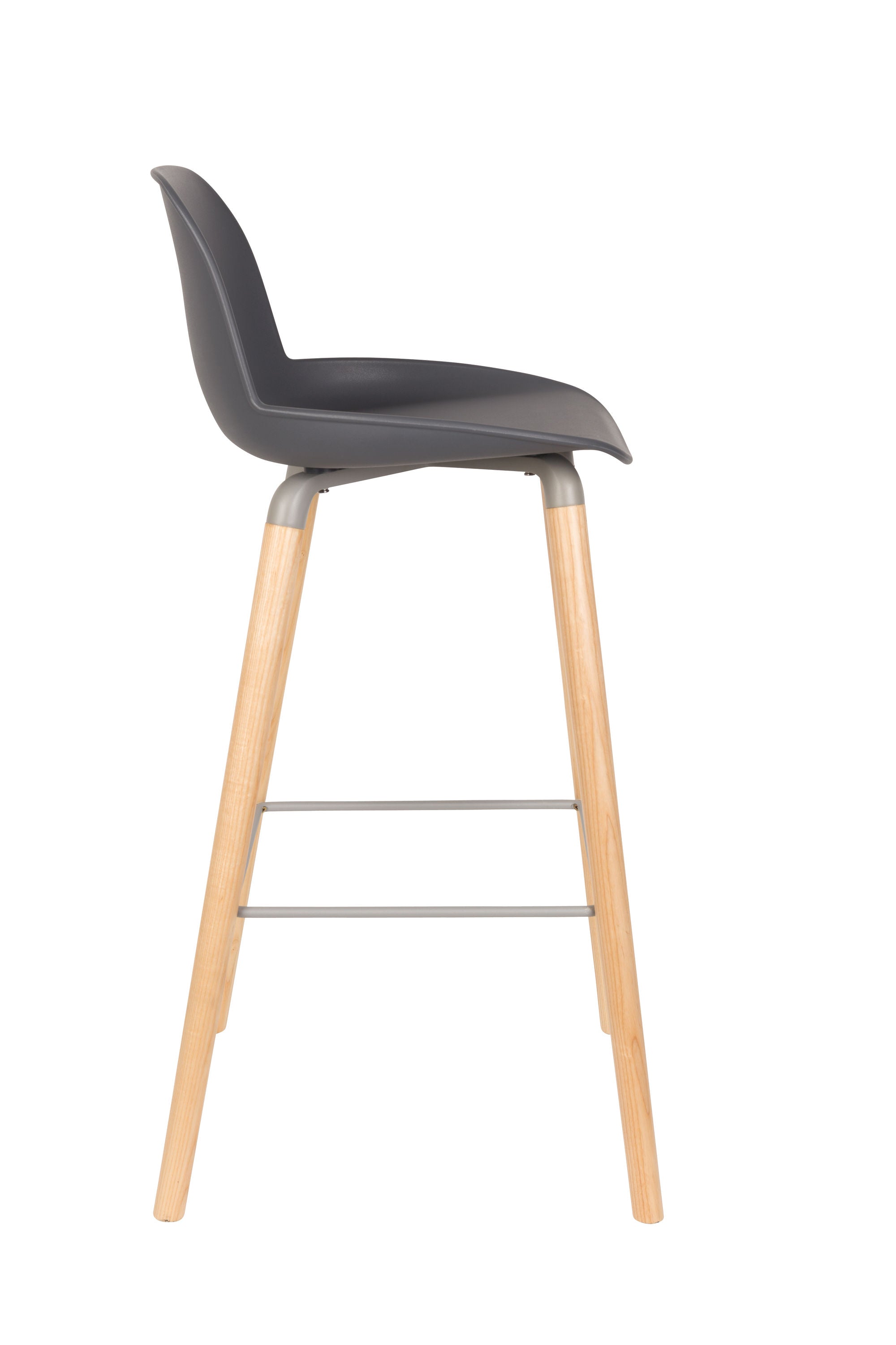 Zuiver Set of 2 Albert Kuip Dark Grey Bar Stool
